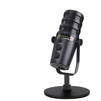 Microphone dynamique professionnel de studio MV7, USB Type-C filaire, XLR, cardioïde, en métal, pour conférence, streaming en direct et podcast