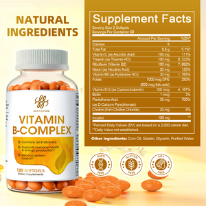 Capsules de complexe de <span class=keywords><strong>vitamine</strong></span> B <span class=keywords><strong>pour</strong></span> adultes, 120 unités - Aide à soulager <span class=keywords><strong>la</strong></span> <span class=keywords><strong>fatigue</strong></span>, améliore <span class=keywords><strong>la</strong></span> digestion, réduit <span class=keywords><strong>le</strong></span> <span class=keywords><strong>stress</strong></span>, soutient l'humeur, complément immunitaire - Product Image 6