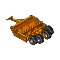 Machine de nivellement et de planification des terres pour l'agriculture de précision contrôlée par satellite avec GPS, haute productivité, pompe hydraulique pour tracteur