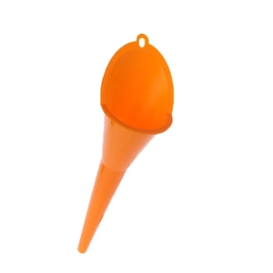 Corong oli plastik Universal leher panjang, corong pengisian bahan bakar sepeda motor otomatis untuk alat pengisi - Product Image 3