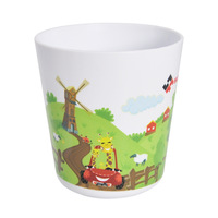 Kailiou Mini gobelet à eau en plastique pour enfants Tasse pour rince-bouche de 8oz Tasse en plastique pour lavage des dents pour enfants avec logo imprimé personnalisé