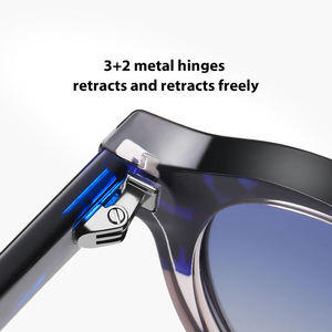 Logo personalizzato TR90 telaio acetato tempio UV400 polarizzato piccole donne rotonde <span class=keywords><strong>occhiali</strong></span> <span class=keywords><strong>da</strong></span> <span class=keywords><strong>sole</strong></span> - Product Image 5