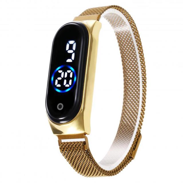 Electronic Digital Watch Sports Waterproof Fashion Watch Magnet Strap Watch