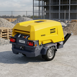 8bar for <b>Portable</b> Diesel <b>Air</b> Compressor XAS88 Kubota Engine with Motor - Product Image 1