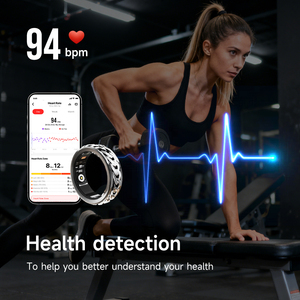 Sport Health Fitness Intelligent Waterproof Smart Ring App Control Rotatable Chain Multi Mode Automatic <b>Exercise</b> App Control Eas - Product Image 4