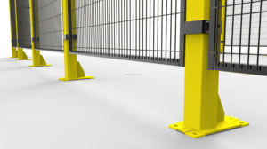 HSJ kaynaklı tel örgü muhafazaları ve bitki tabanındaki kaynaklı tel muhafazaları koruyan konveyör çevresi - Product Image 3