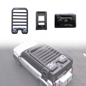 Piattaforma da Tetto, Box Laterale Off-Road, <span class=keywords><strong>Portapacchi</strong></span> in Alluminio e Scaletta Laterale di Alta Qualità <span class=keywords><strong>per</strong></span> <span class=keywords><strong>Accessori</strong></span> Chery ICAR 03 - Product Image 1