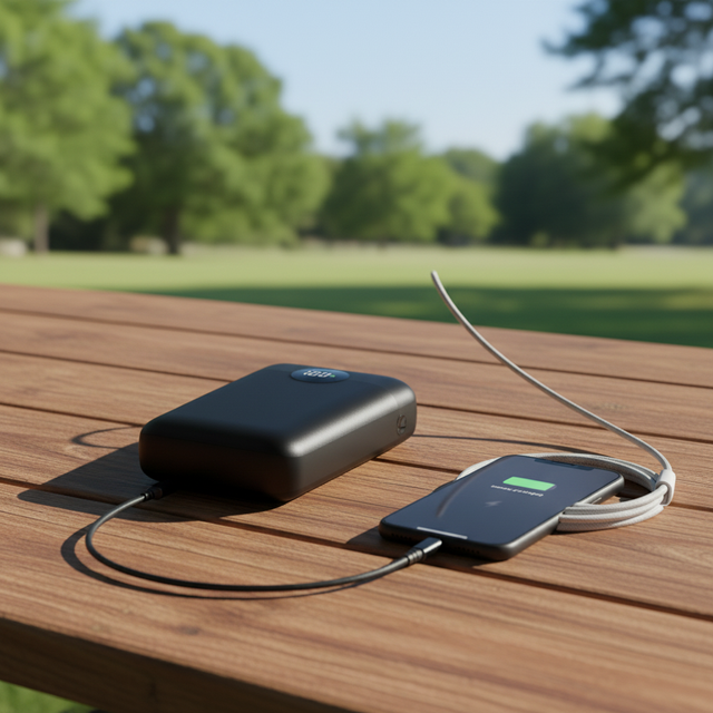 Power Bank 10000mAh 20W Universal Portable Power Station Emergency Battery Fast Charging Li-Polymer Ultra Slim LED Display