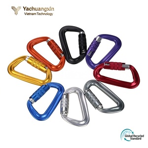 Custom CE Certified O-Type <b>Snap</b> <b>Hook</b> Carabiner Made of Aluminum7075 with Black Finish for Automotive Industry - Product Image 5