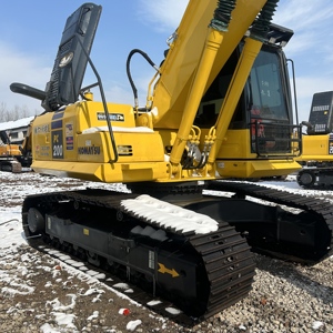 Excavatrice sur chenilles hydraulique Komatsu PC200 d'occasion de haute qualité, 20 tonnes, PC200-8 PC200-7 PC220, équipement de machinerie lourde d'occasion - Product Image 2