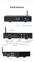 Cloudyx 2*275W amplificateur wifi CL-300W PRO prise en charge airplay DLNA amplificateur multizone app système domestique amplificateur audio