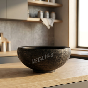 Tazón de Madera de Acacia Sostenible para Ensaladas y Frutas con Tapa, Tazón Grande de Madera para Sopa, para Fiestas y Cenas, Venta al por Mayor - Product Image 3