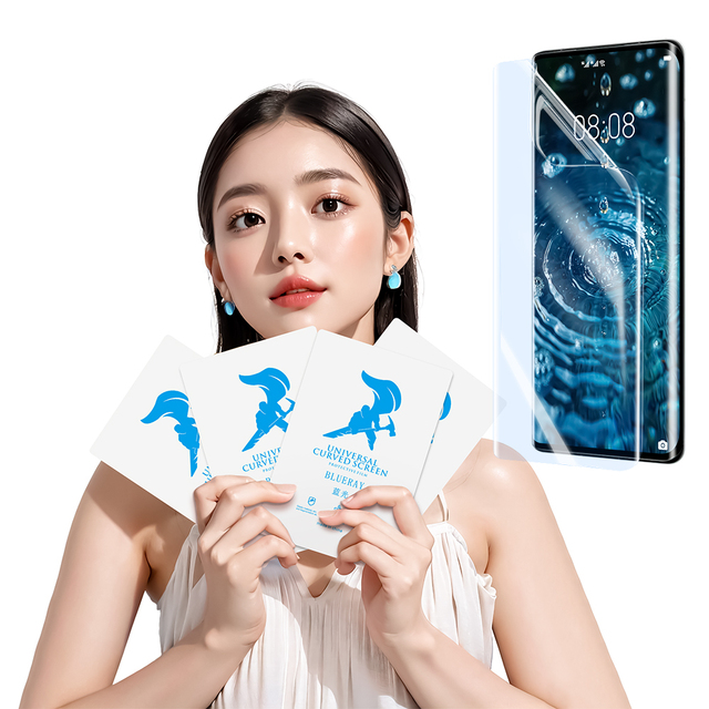 Customize 3D Touch Screen Smart Mobile Phone Back Sticker Skin Tpu Hydrogel Screen Film