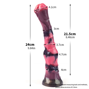 Realistico cavallo Dildo animale cazzo penetrazione anale masturbatore in Silicone morbido Plug Sex Toy per sesso maschile - Product Image 2
