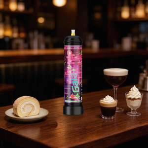 Bouteille de gaz N2/CO2 de qualité alimentaire pour crème fouettée, livraison rapide depuis les États-Unis, faible MOQ, pour outils à dessert. - Product Image 3