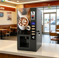 Distributeur automatique de café commercial à haute efficacité, distributeur automatique de café à écran tactile intelligent