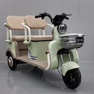 Triciclo de Tres Ruedas de Estilo Moderno para Adultos, Carroza Abierta, Batería de Plomo-Ácido de 60v, 3 Pasajeros - Product Image 2