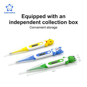 Thermomètre numérique étanche à embout flexible <span class=keywords><strong>pour</strong></span> usage domestique, adapté aux bébés, enfants et adultes, <span class=keywords><strong>pour</strong></span> <span class=keywords><strong>la</strong></span> mesure axillaire et rectale, fabriqué par un fabricant OEM. - Product Image 5