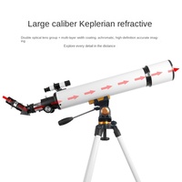 Telescopio Refractor Astronómico Digital de Alta Definición 70700 Gran Apertura Vista de Estrellas y Luna Impermeable