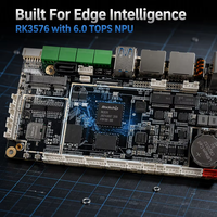 Nouvelle carte mère AIoT NPU 6TOPS Rockchip RK3576 Quad+Quad Core LPDDR4 basse consommation, grand modèle, SATA, Android 14.0, graphismes intégrés