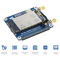 Raspberry Pi Lorawan Gateway Modul SX1302/3 868M/915M Sensor Lorawan untuk Raspberry Pi 4 GNSS Modul Komunikasi Bersamaan