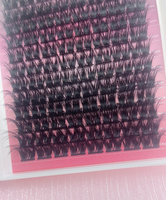 Nouveau Style bricolage extensions de cils grappes collées cils individuels épais et moelleux faux cils grappes prix usine