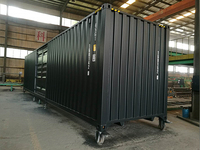 Conteneur maritime 40 pieds High Cube (HC) en acier Corten, certifié CSC, avec ouverture latérale