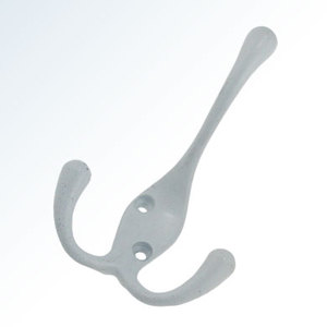 Patère murale double à finition métallique multi-usage, organisateur polyvalent pour entrée, chambre et salle de bain - Product Image 4