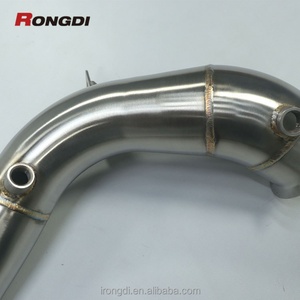 304 Stainless Steel Exhaust Downpipe for 2019+ Mercedes-Benz G63AMG W463A 4.0T Heat Shield Pipe - Product Image 2