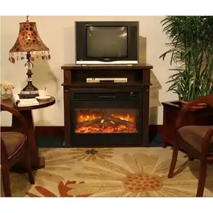 Fireplaces foyer a gaz a 2 pour cuisine Tabletop Mini White Decor Flame Led Popular Decor Portable Wooden Fireplace Surrounds