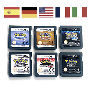 Cartucho de Juego NOE ESP USA FRA ITA SoulSilver HeartGold Black 1 2 WHITE 1 2 para DS NDS 3DS en Varios Idiomas - Product Image 1