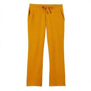 Pantalons décontractés d'hiver pour femmes de qualité supérieure 100% coton respirant anti-froissement séchage rapide léger élastique cordon plat - Product Image 2