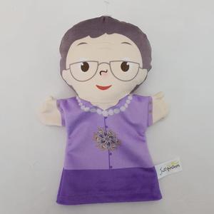 HY Para Princesa, Marioneta de Mano de Oso de Dibujos Animados, Muñeco de Ventriloquismo, Guantes de Peluche Súper Suaves, Juguete para Bebés - Product Image 6