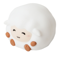 Lampe de chevet LED SMD 7 couleurs au design animalier mignon OEM, rechargeable, en silicone souple et sûr, veilleuse pour chambre d'enfant