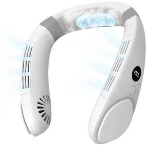 Neck Fan Personal <b>Small</b> Bladeless , Best USB Rechargeable Battery Operated Metal Cooling, Neck Fan <b>Air</b> <b>Conditioner</b> - Product Image 1