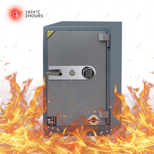 Thép nhà văn phòng an ninh tiền gửi an toàn hộp chống cháy và chống cháy cho đồ trang sức tiền có giá trị lưu trữ - Product Image 1