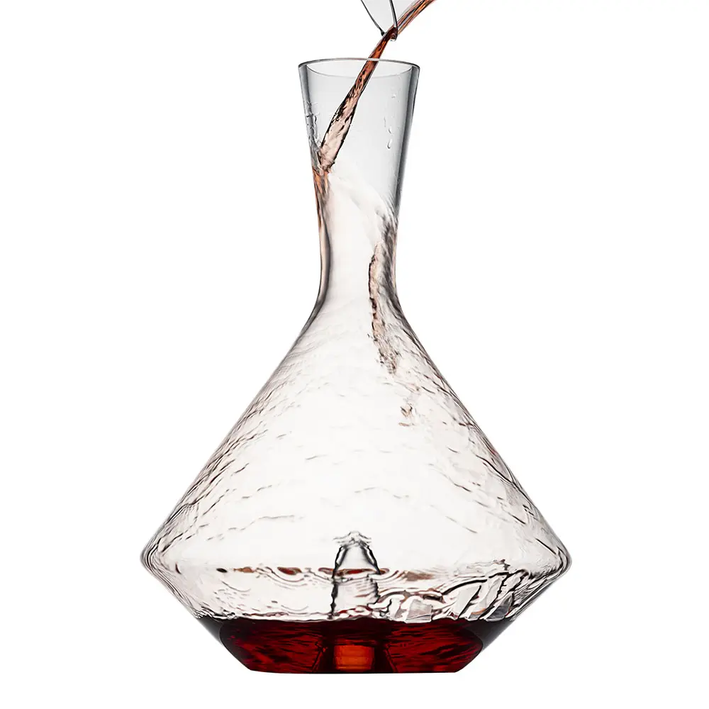 2700ml Finger Dekan ter eine einzigartige transparente Kristallglas großen Bauch 90oz große Kapazität Wein Dekan ter
