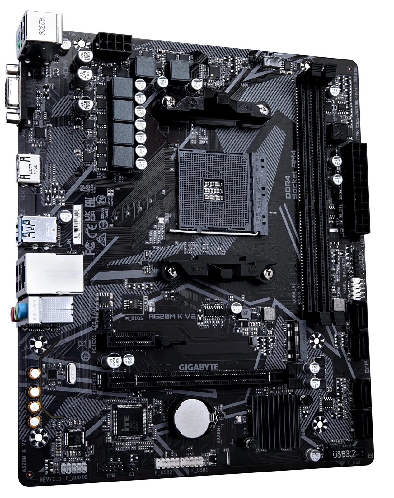 ASUS/GA/MSI A520M with 2 RAM slots
