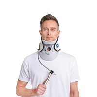 Dispositif de traction cervicale, collier cervical gonflable réglable
