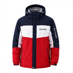 Custom Winter Ski <b>Jacket</b> Waterproof Windproof Hooded Snowboard Red <b>White</b> Blue <b>Jacket</b> Outdoor Sports <b>Puffer</b> <b>Jacket</b> Manufacturer - Product Image 1