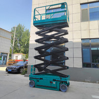 Plateforme de travail mobile élévatrice à ciseaux autopropulsée en acier allié 1790x740mm, capacité 4 personnes