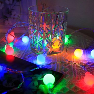 Bola de globo LED, luces de cadena para interiores y exteriores, luces de hadas con pilas para dormitorio, dormitorio, Patio, jardín, fiesta de Navidad - Product Image 3
