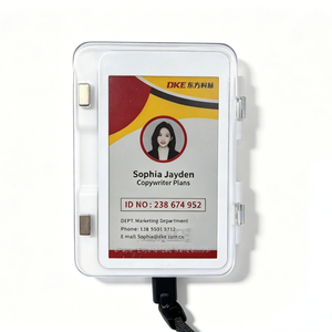 Badge intelligent DKE avec écran e-ink ultra-fin de 3,97 pouces et 4 couleurs, carte de visite numérique, badge de travail électronique - Product Image 3