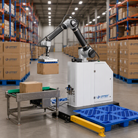 Robot empileur électrique / Palettiseur de cartons supérieurs pour l'emballage léger industriel des aliments, des boissons et des cigarettes