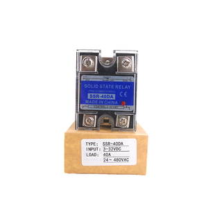 <span class=keywords><strong>SSR</strong></span>-10DD 25DD <span class=keywords><strong>40DD</strong></span> เฟสเดียว DC <span class=keywords><strong>SSR</strong></span> 3-32VDC เฟสโซลิดสเตตรีเลย์ 25A 40A - Product Image 1