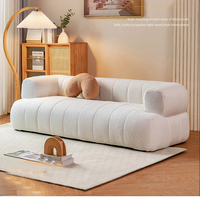 Ensemble de canapés de salon de luxe moderne en forme de L, 2 et 3 places, en velours, avec mécanisme de compression sans armature, design intérieur