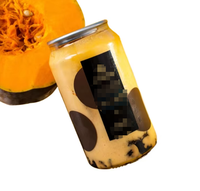 Bon prix, canettes en plastique vides de 330 ml et 500 ml, canettes en plastique pour boissons gazeuses