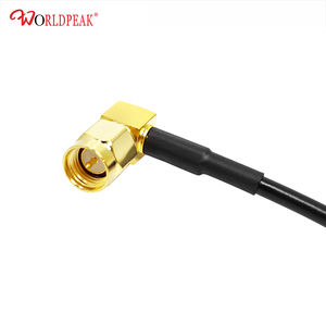 Кабель-пигтейл MCX/MMCX/CRC9 RF, <span class=keywords><strong>SMA</strong></span>-<span class=keywords><strong>SMA</strong></span>, с угловым разъемом, штекер <span class=keywords><strong>SMA</strong></span>-RPSMA для коаксиального кабеля RG174, 5 см - Product Image 3