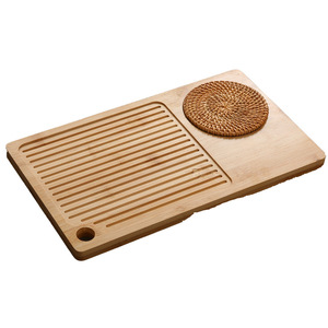 Japanese Style Wooden <b>Tea</b> <b>Tray</b> Rectangle Solid Wood Mini Minimalist Home Use Easy To Clean Unfinished - Product Image 2