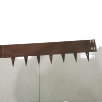 Ornement de pelouse en métal doré pas cher, bord de jardin en acier de corsage pour paysage